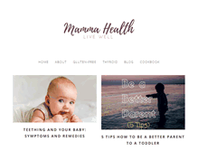 Tablet Screenshot of mammahealth.com